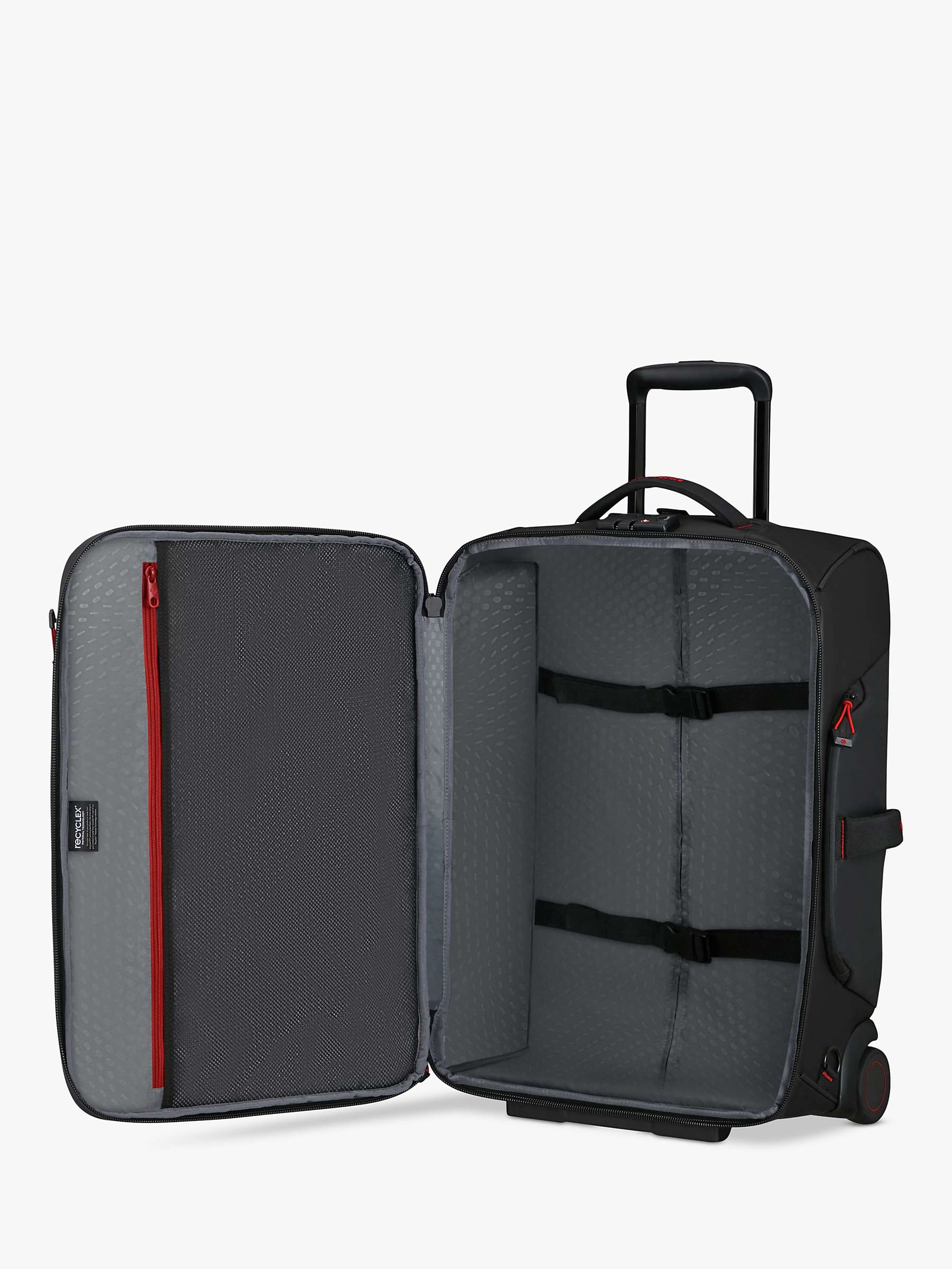 Buy Samsonite Ecodiver 2-Wheel Recycled Duffle Backpack Online at johnlewis.com