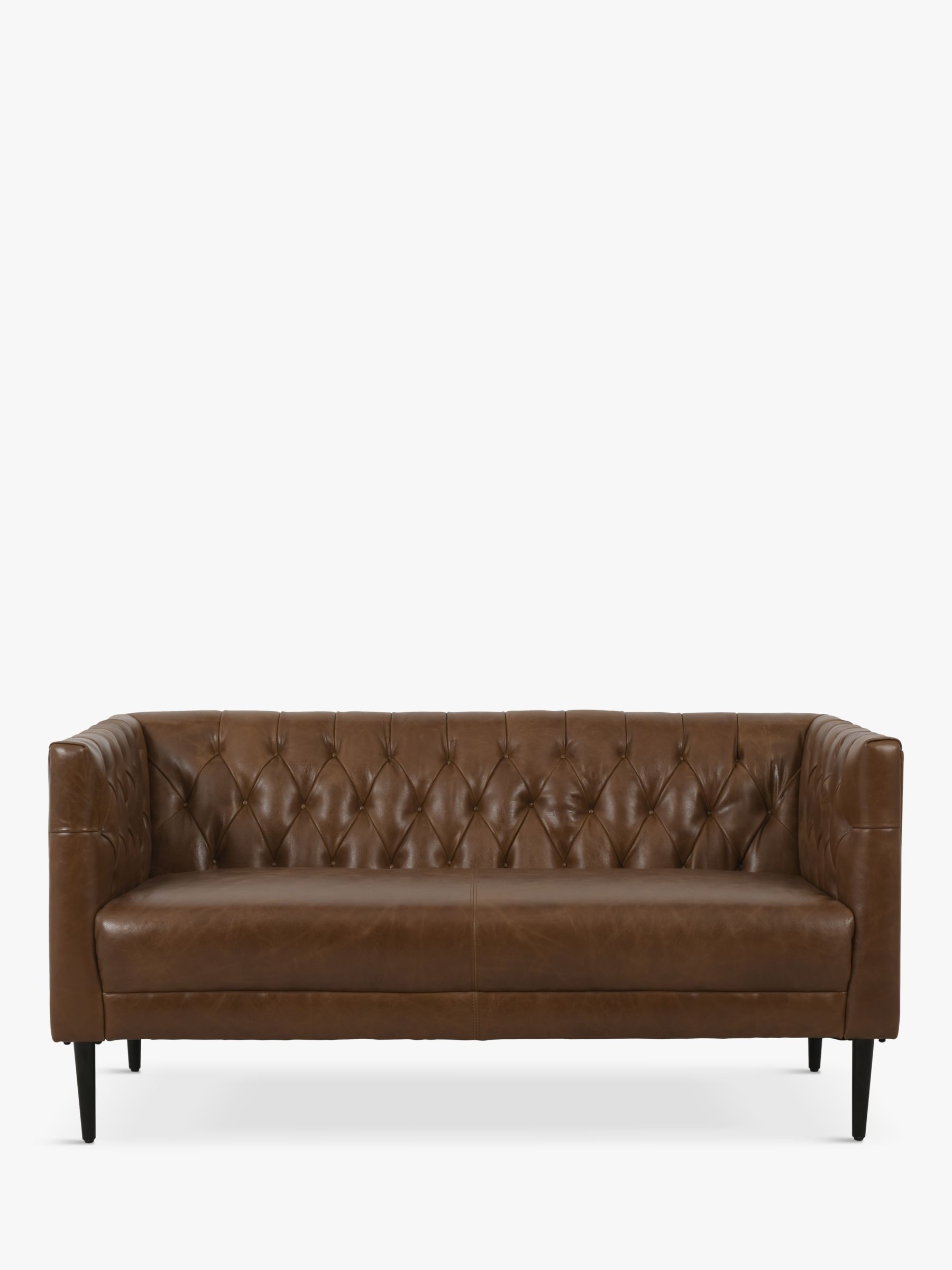 Photo of Halo williams medium 2 seater leather sofa vintage soft camel