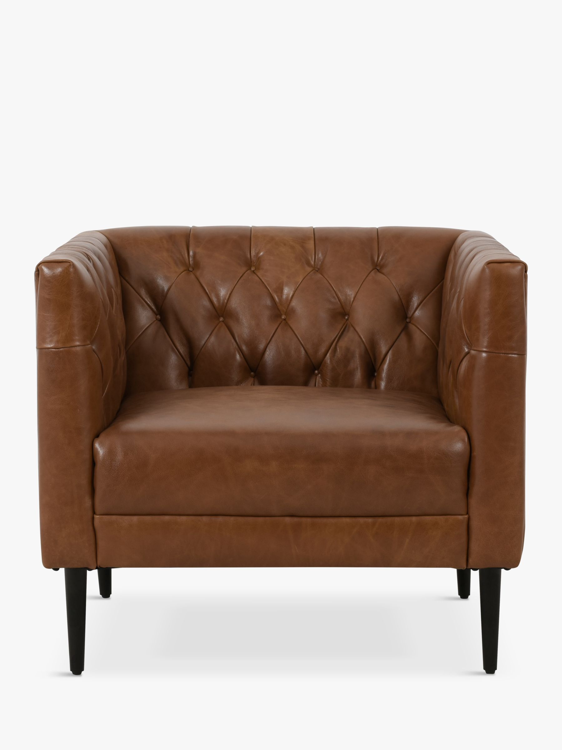 Photo of Halo williams leather armchair vintage soft camel
