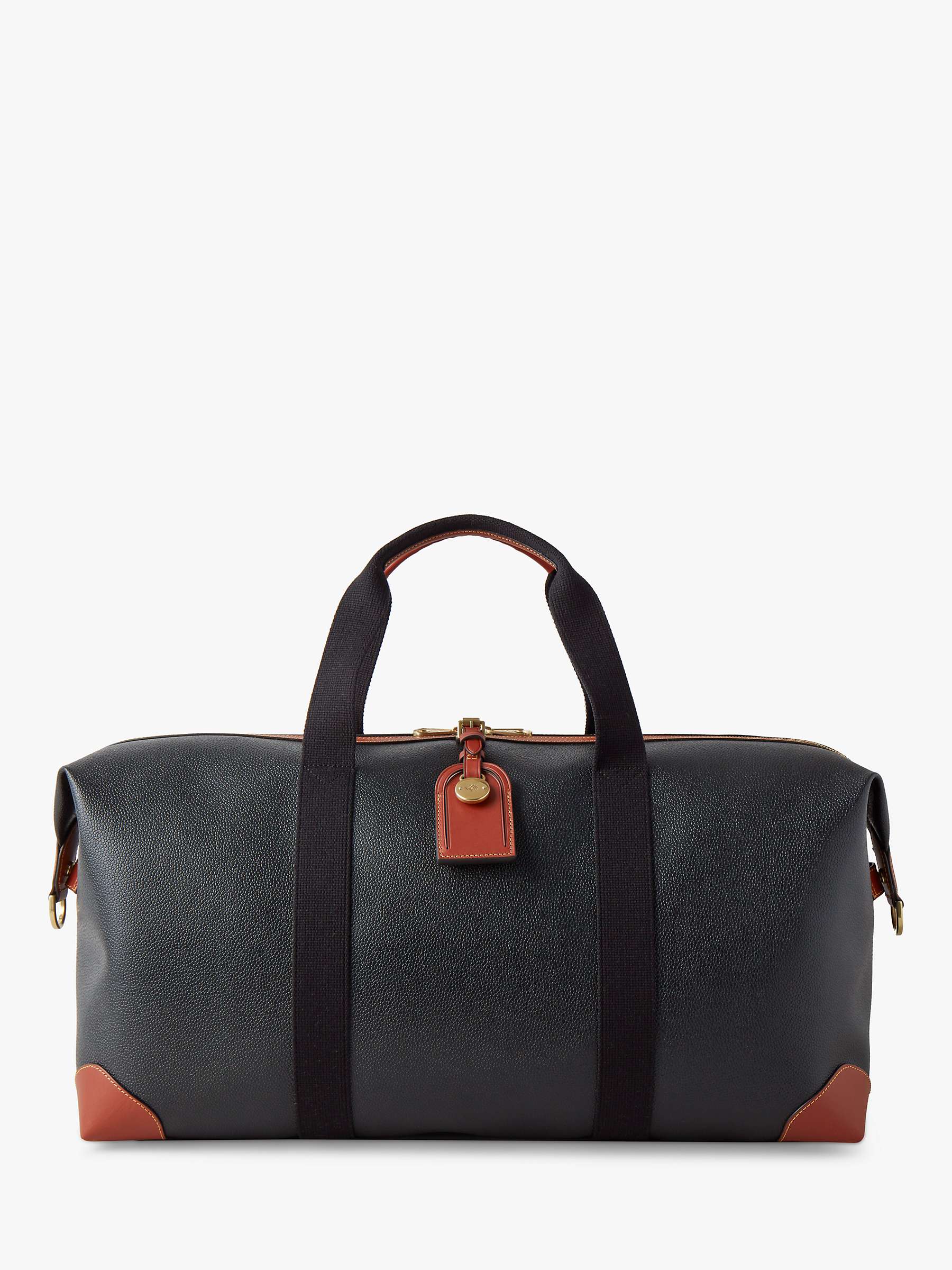 Buy Mulberry Medium Clipper Printed Eco Scotchgrain & Flat Calf Leather Holdall Online at johnlewis.com