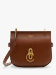 Mulberry Small Amberley Small Classic Grain Leather Satchel, Oak