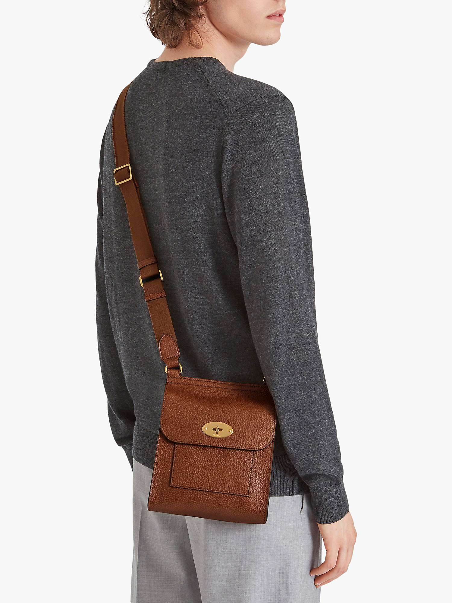 Buy Mulberry Small Antony Classic Grain Leather Satchel Online at johnlewis.com