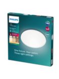 Philips Superslim CL550 LED Functional Flush Ceiling Light, White