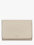 Mulberry Continental Small Classic Grain Leather Trifold Purse, Chalk
