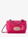 Mulberry Lily Padded Nylon Top Handle Bag, Mulberry Pink