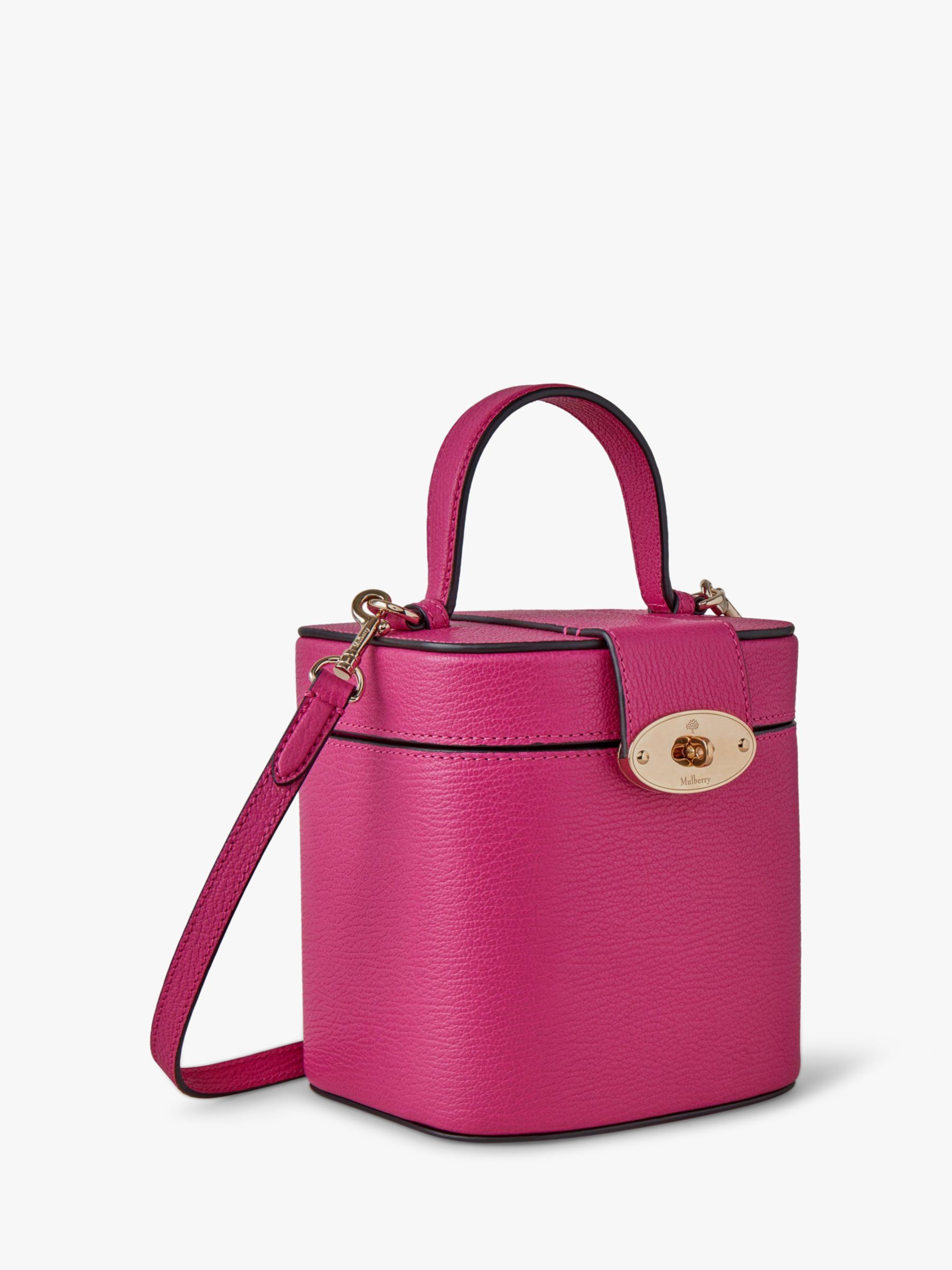 Bayswater Tote, Mulberry Pink Small Classic Grain, Women