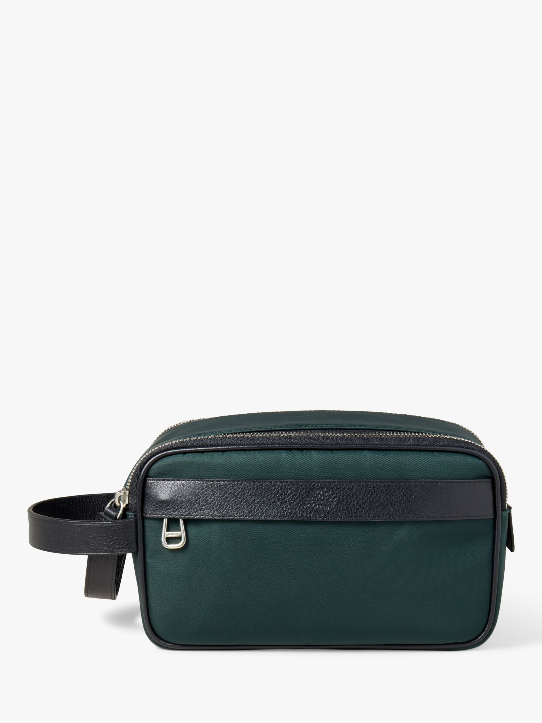 Nylon and regenerated-leather crossbody bag