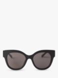 Mulberry Women's Mila Round Cat-Eye Frame Sunglasses