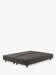 John Lewis Pocket Sprung Shallow Divan Base, King Size, Charcoal