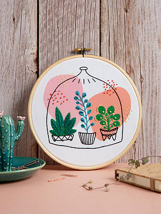 Hawthorn Handmade Glass Garden Embroidery Kit