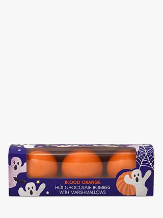 Cocoba Blood Orange Hot Chocolate Bombes, Pack of 3,150g