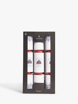 John Lewis Jolly General Store Christmas Pudding Crackers, Pack of 6, Multi
