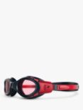 Speedo Junior Futura Biofuse Flexiseal Swimming Goggles, Red Mid