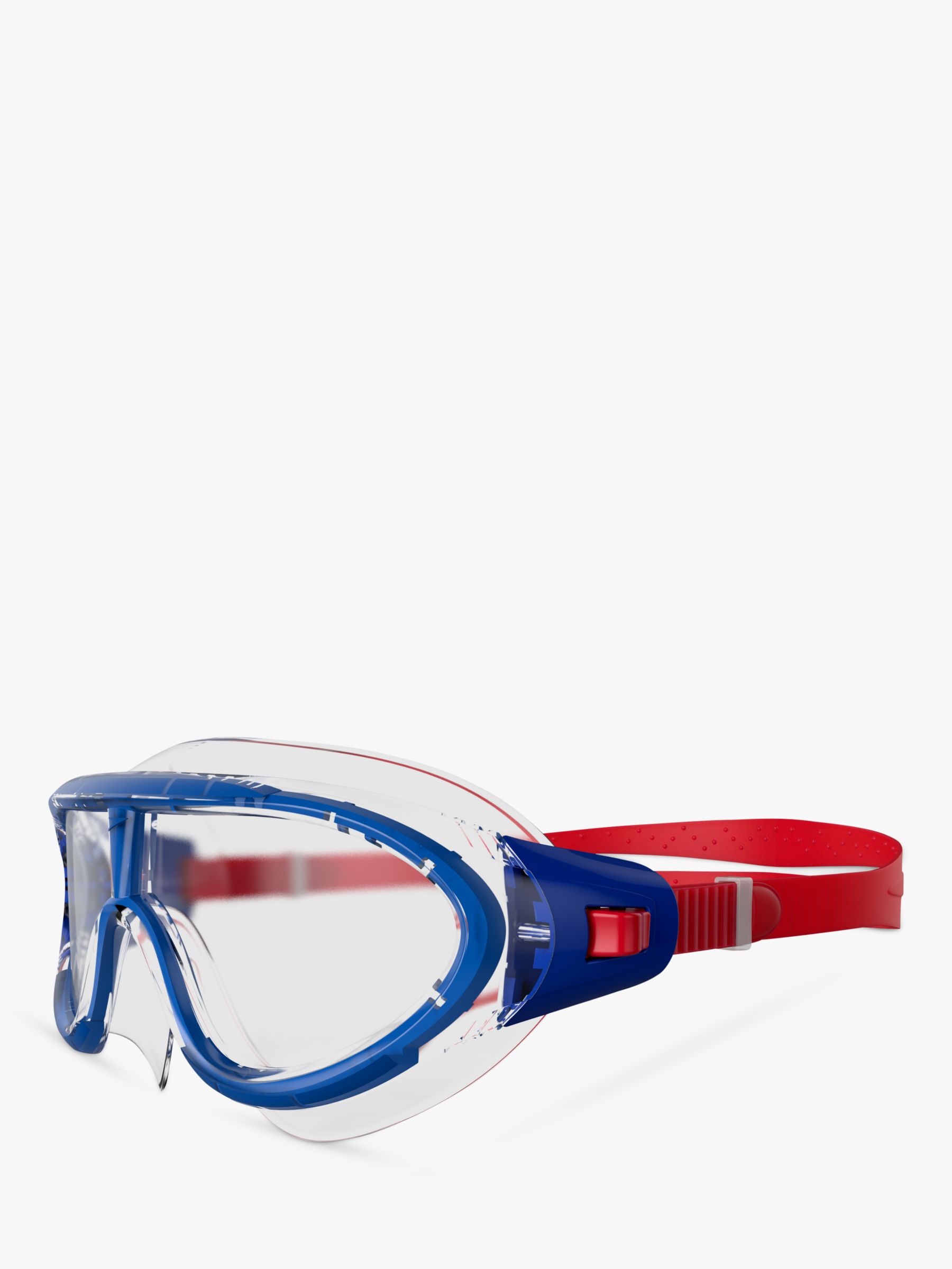 Buy Speedo Junior Rift Biofuse Swimming Mask/Goggles, Mid Red/Blue Online at johnlewis.com