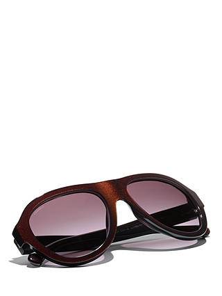 CHANEL Oval Sunglasses CH5467B Iridescent Red/Violet Gradient
