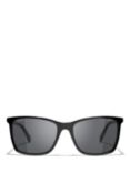 CHANEL Rectangular Sunglasses CH5447 Black/Grey