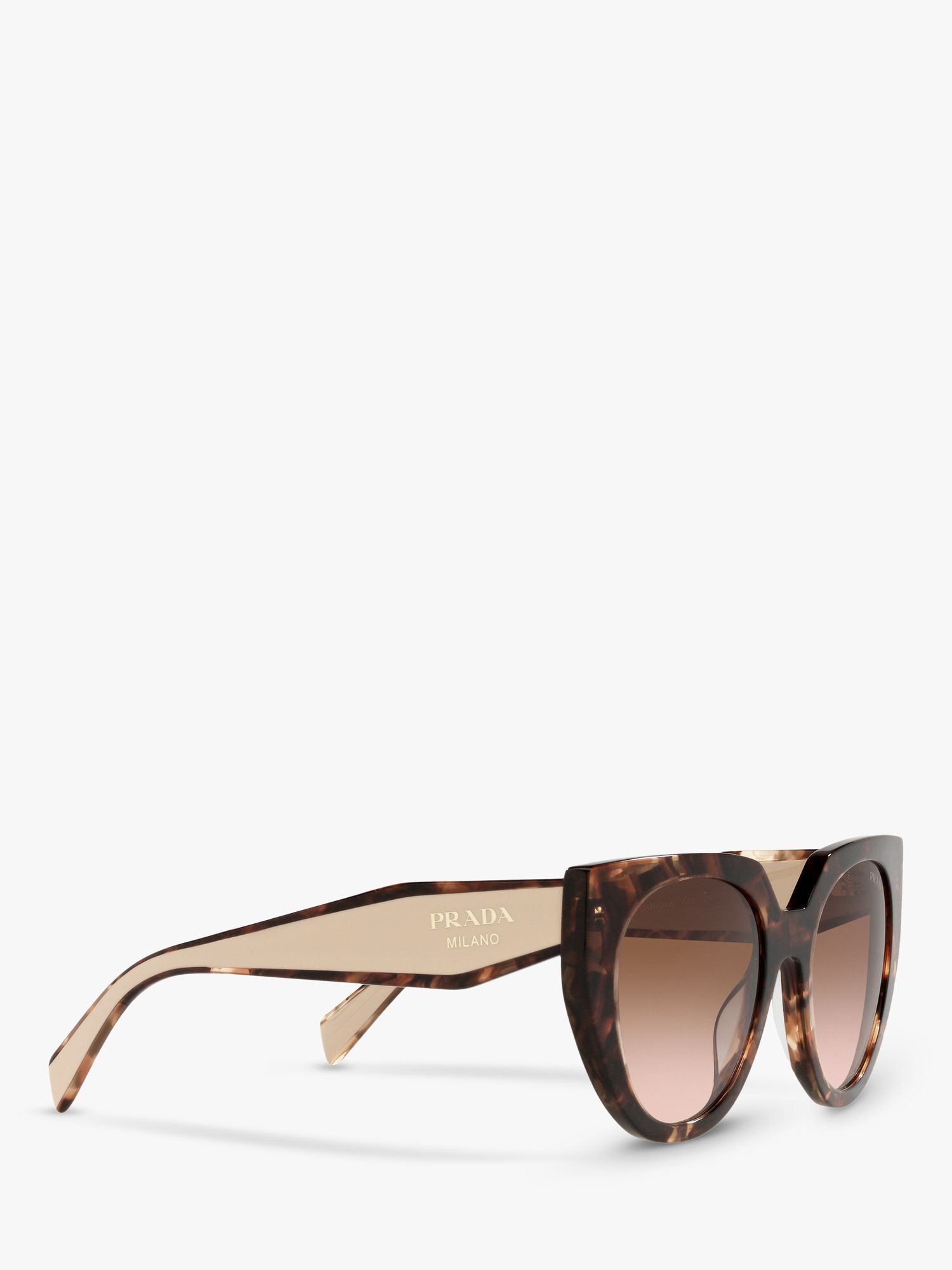 Cat Eye Acetate Sunglasses in Brown - Prada