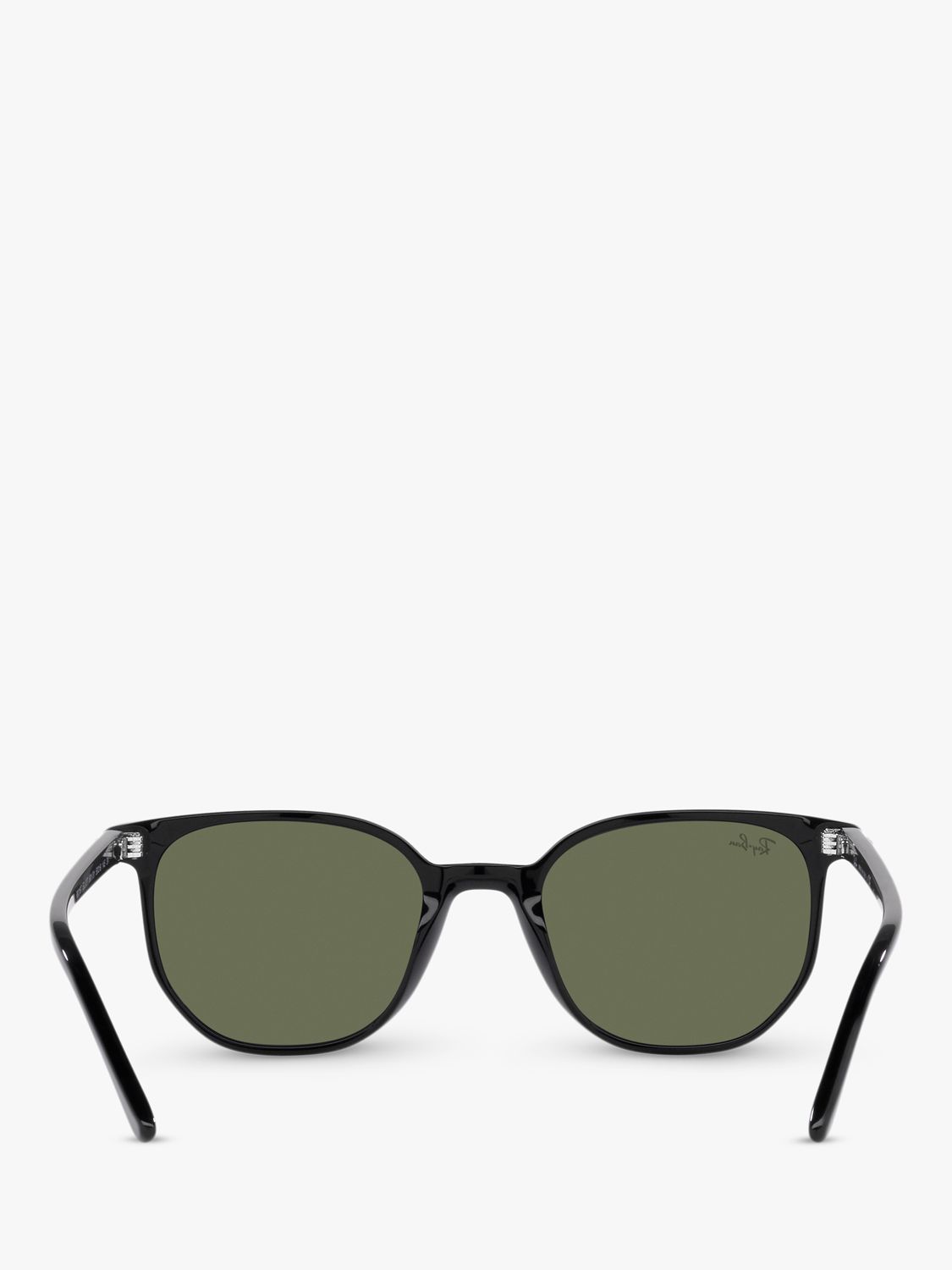 Buy Ray-Ban RB2197 Unisex Elliot Sunglasses, Black/Green Online at johnlewis.com