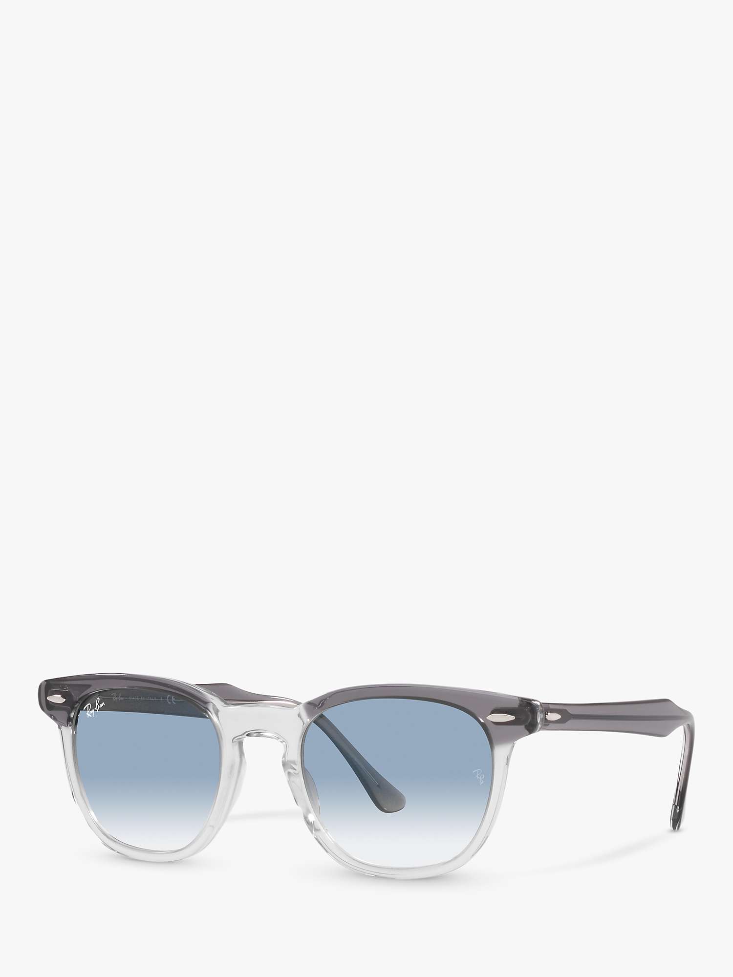 Buy Ray-Ban RB2298 Unisex Hawkeye Sunglasses, Transparent Grey/Blue Online at johnlewis.com