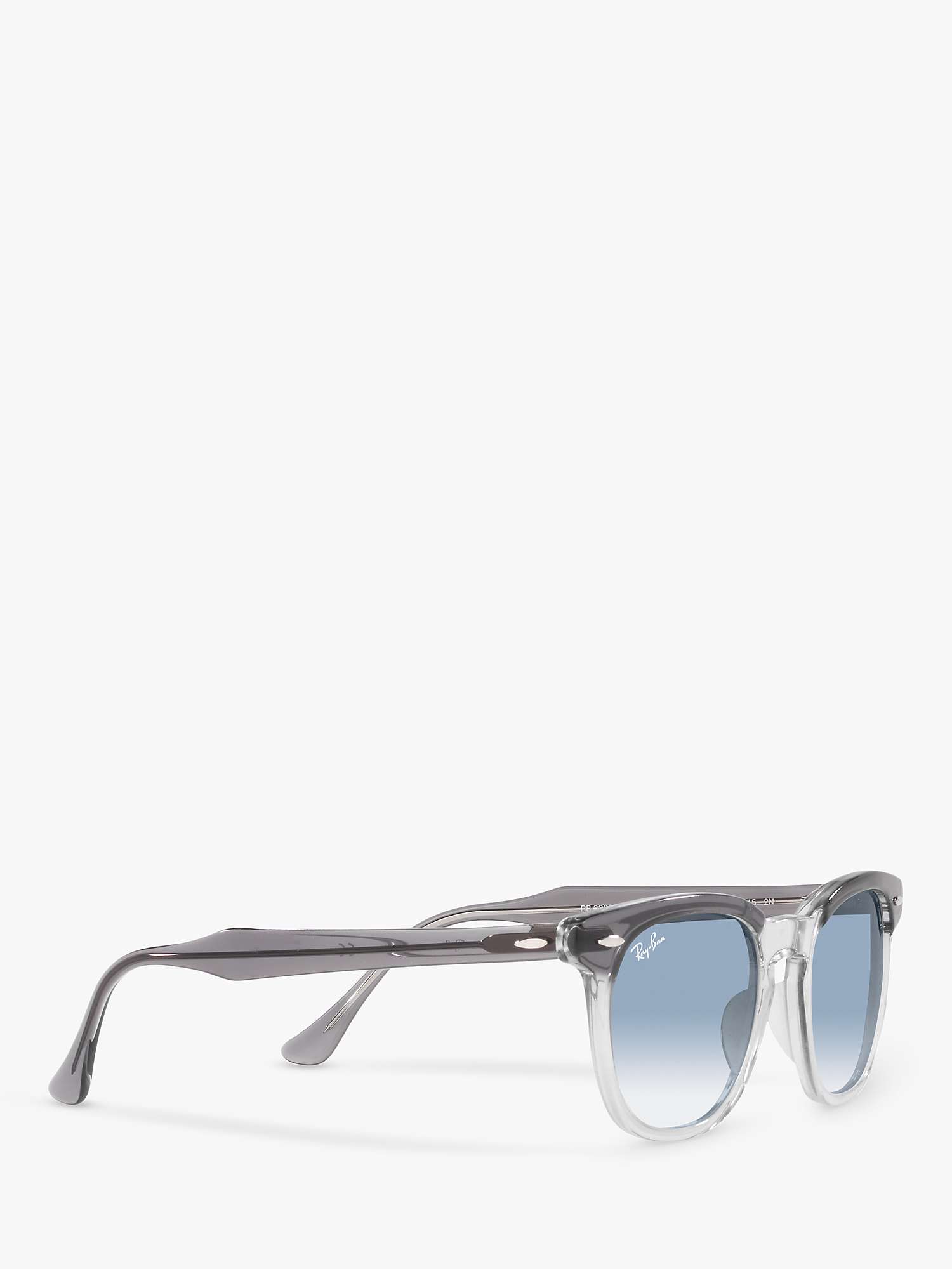 Buy Ray-Ban RB2298 Unisex Hawkeye Sunglasses, Transparent Grey/Blue Online at johnlewis.com