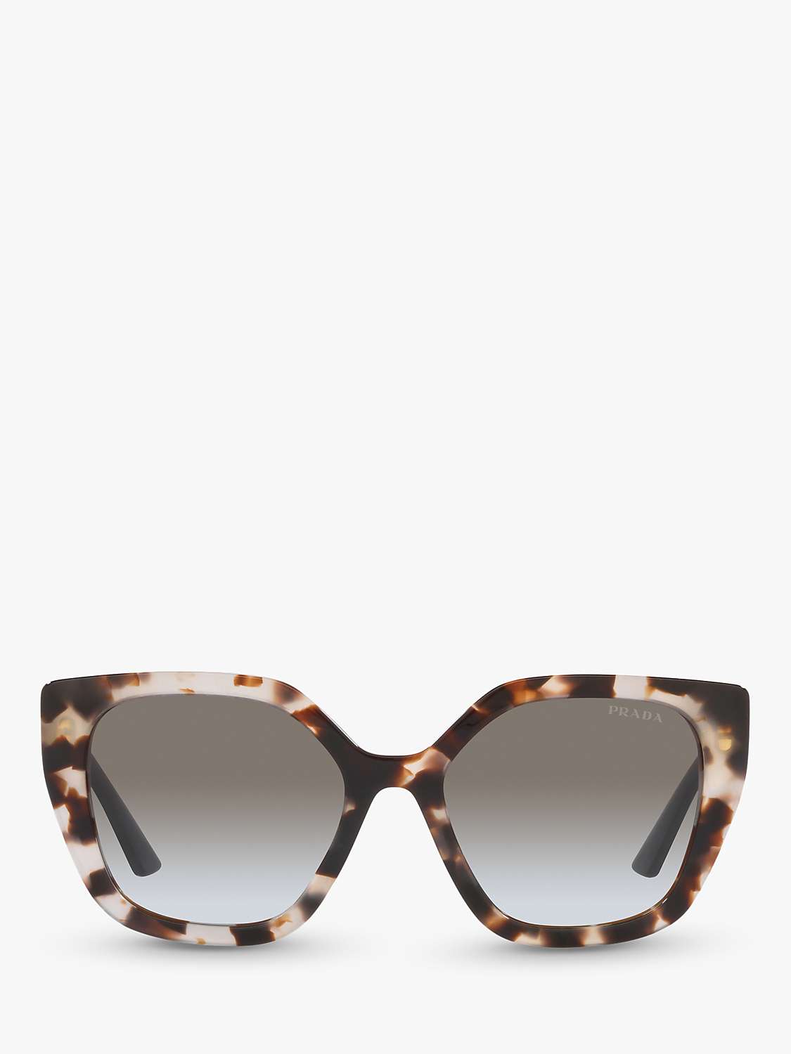 Buy Prada PR24XS Women's Cat's Eye Sunglasses, White Tortoise Online at johnlewis.com