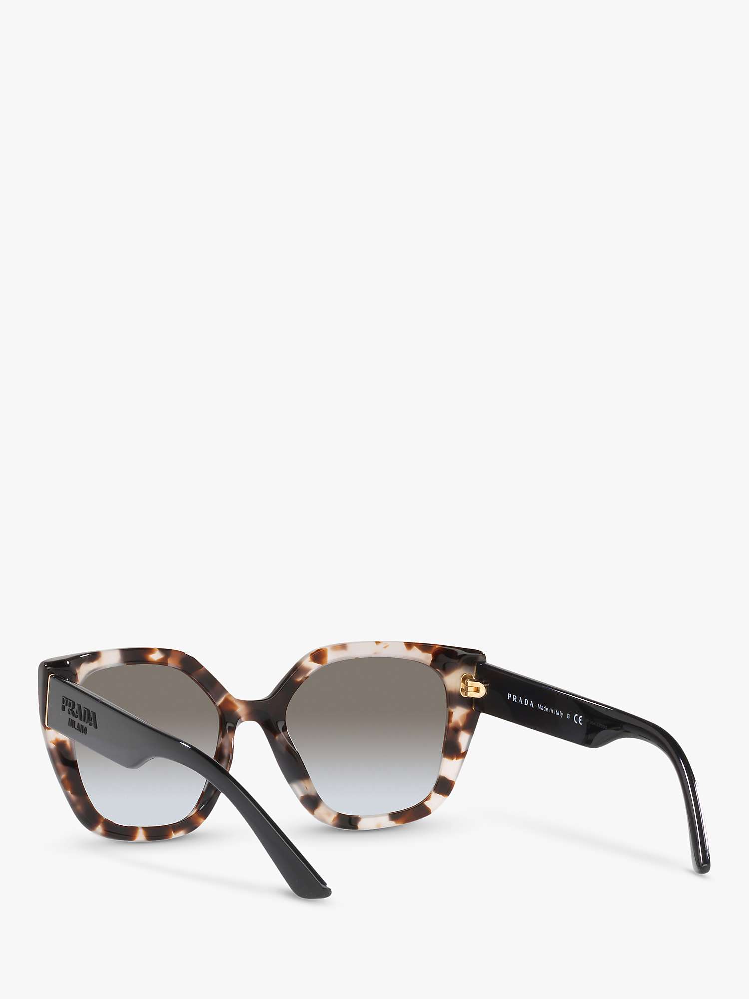 Buy Prada PR24XS Women's Cat's Eye Sunglasses, White Tortoise Online at johnlewis.com