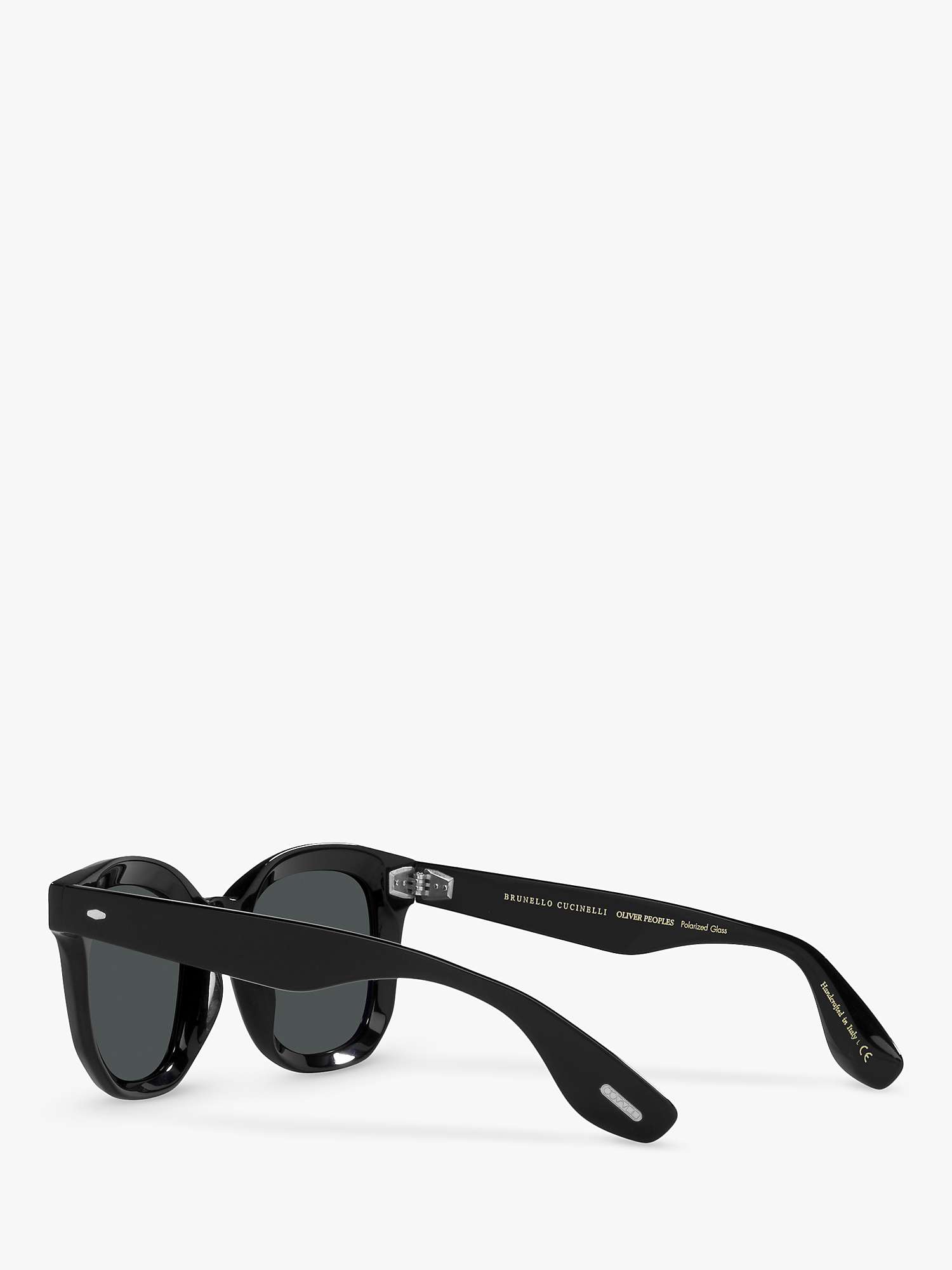 Buy Oliver Peoples OV5472SU Unisex Filu Polarised Sunglasses, Black/Grey Online at johnlewis.com
