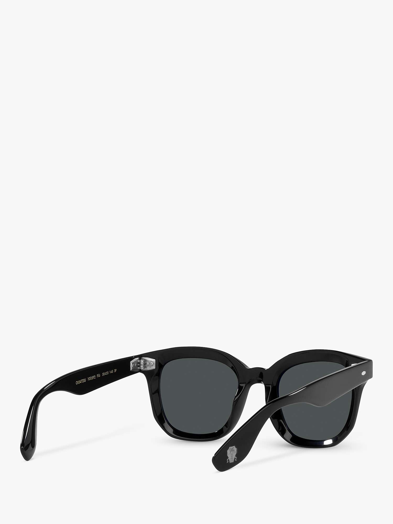 Buy Oliver Peoples OV5472SU Unisex Filu Polarised Sunglasses, Black/Grey Online at johnlewis.com