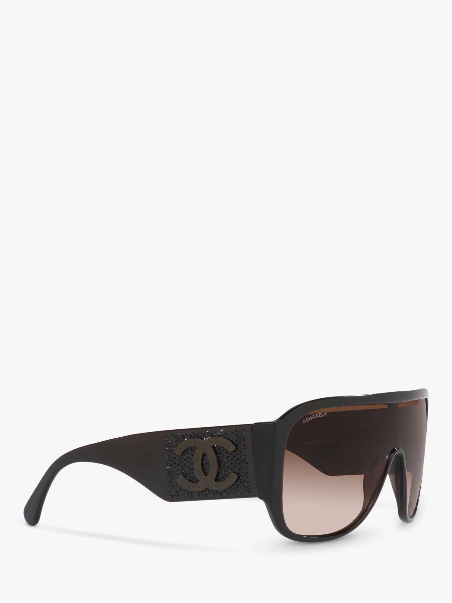Chanel Brown Quilted Sunglasses