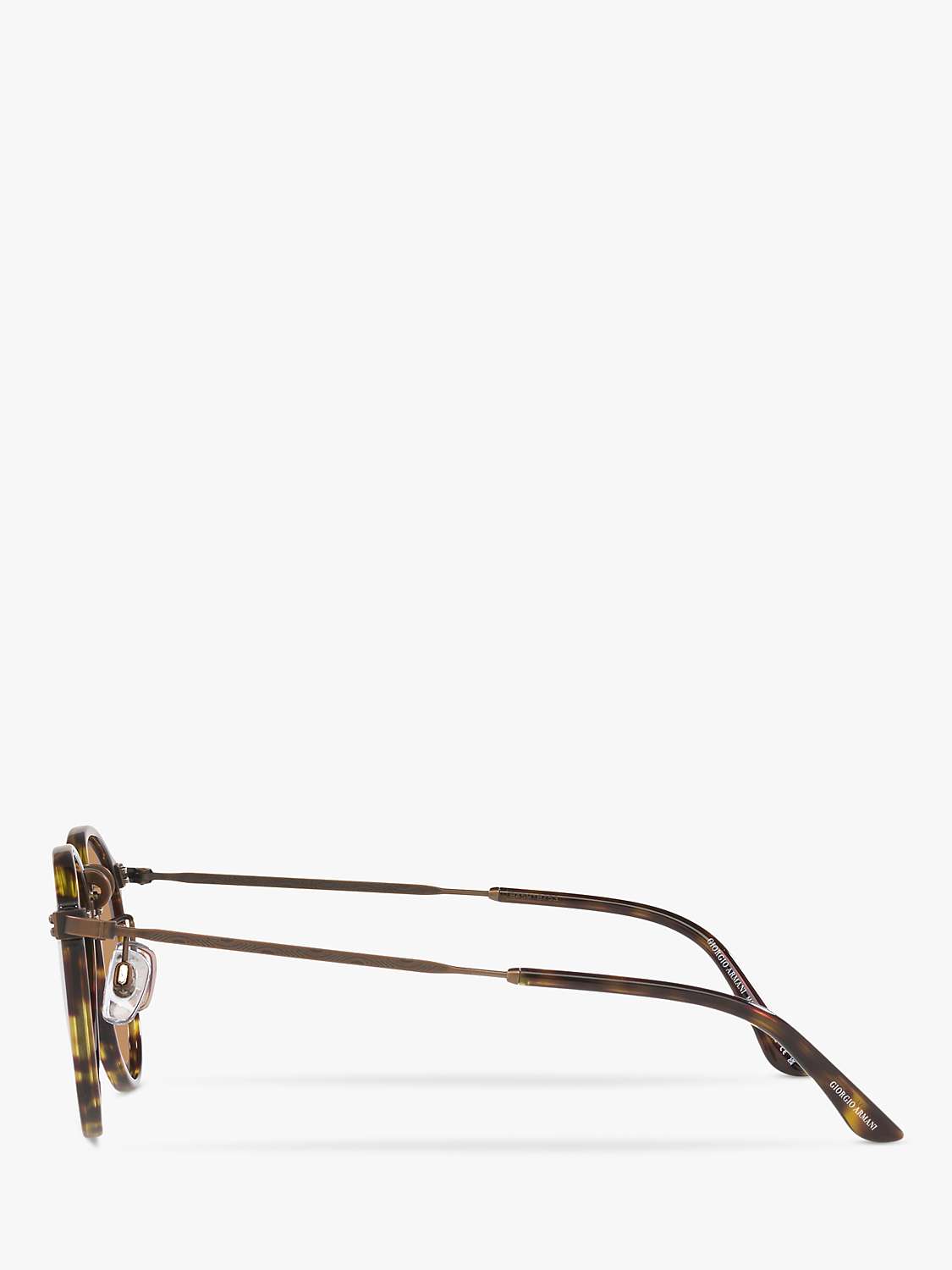 Buy Giorgio Armani AR 318SM Men's Oval Sunglasses, Tortoise/Brown Online at johnlewis.com