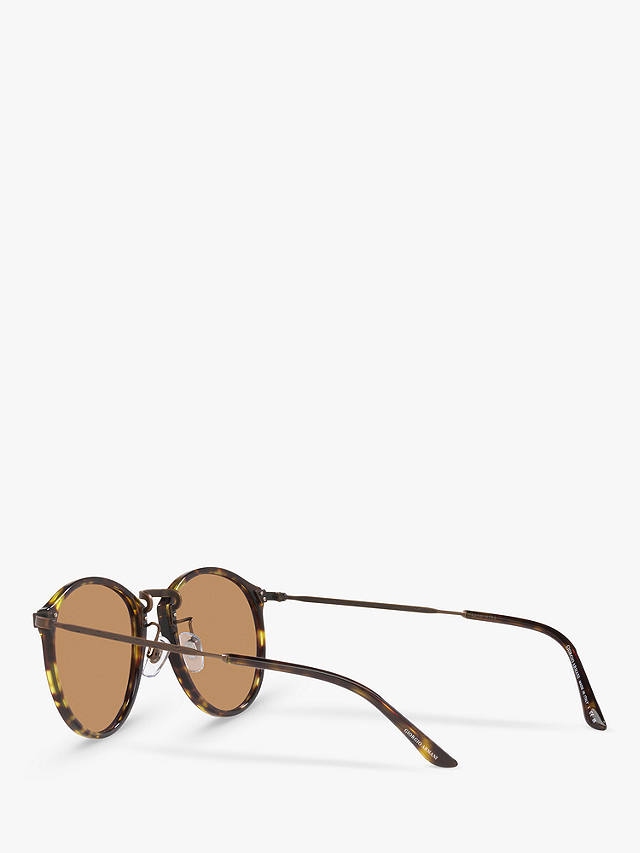 Giorgio Armani AR 318SM Men's Oval Sunglasses, Tortoise/Brown