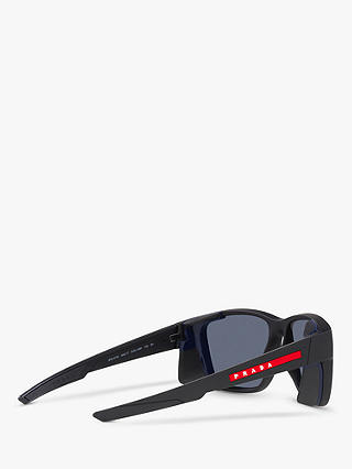 Prada Linea Rossa PS07WS Men's Pillow Sunglasses, Black