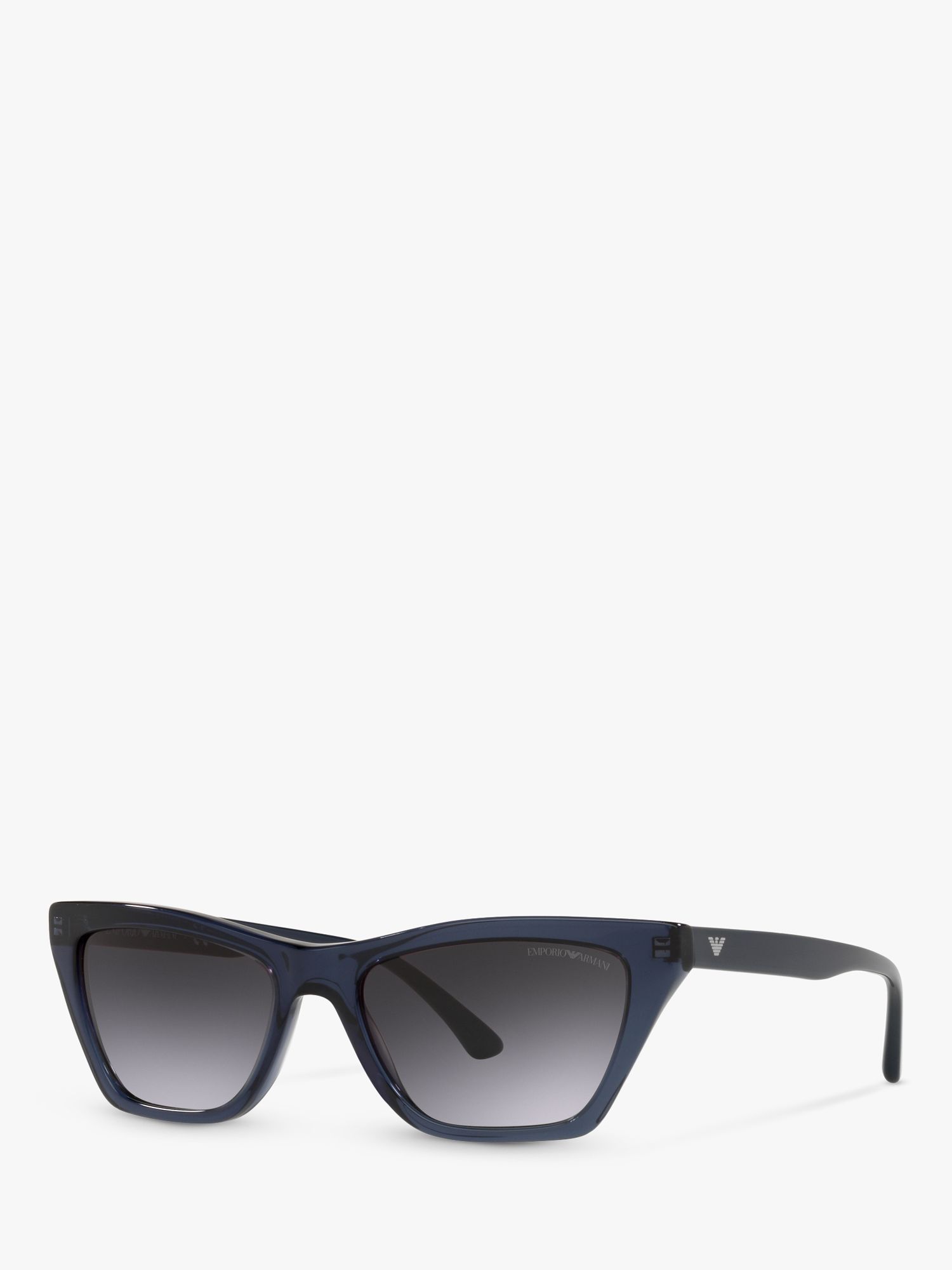 Emporio Armani EA4169 Women's Cat's Eye Sunglasses, Blue/Grey Gradient at  John Lewis & Partners