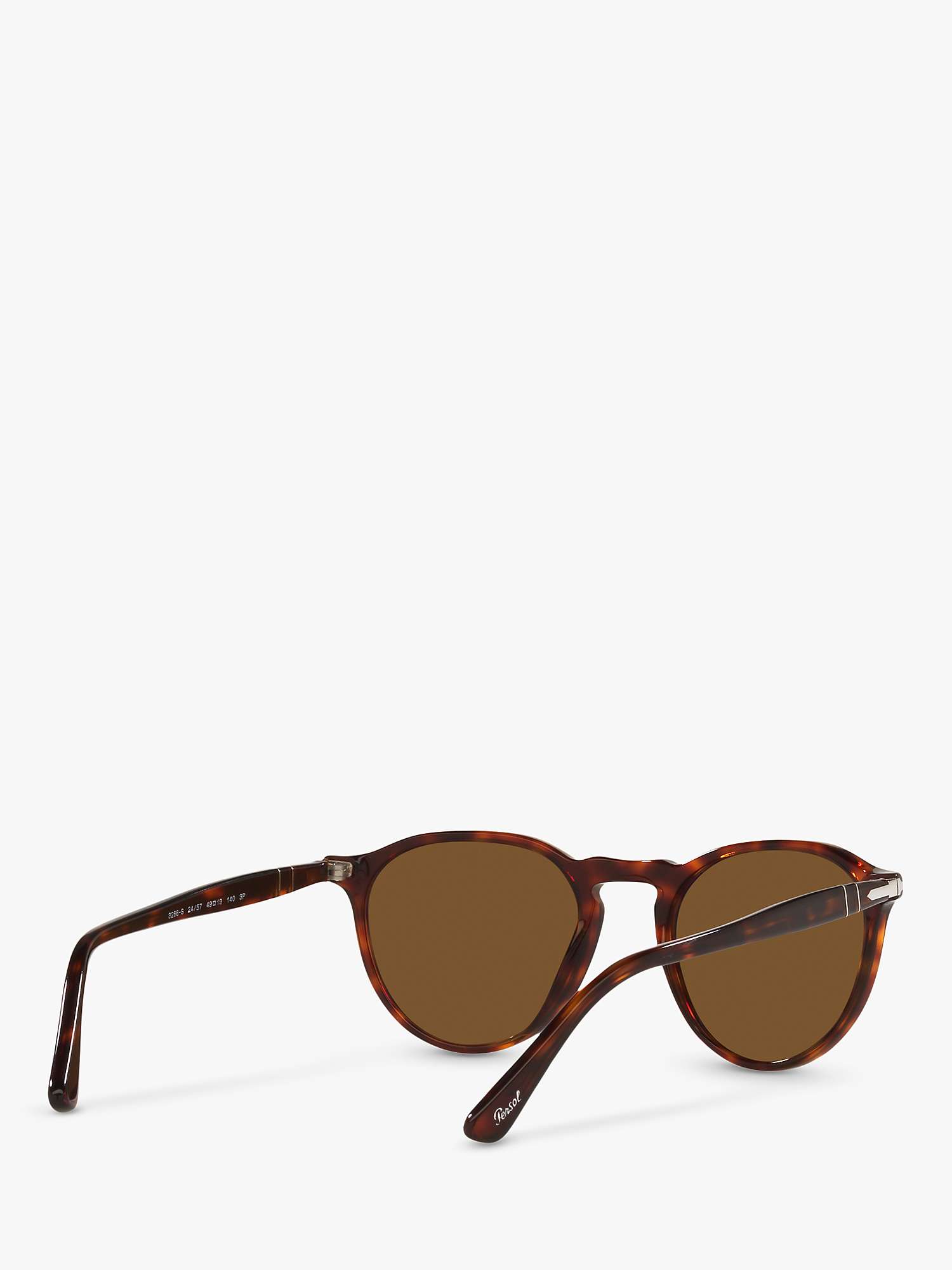 Buy Persol PO3286S Unisex Polarised Oval Sunglasses, Tortoise/Brown Online at johnlewis.com