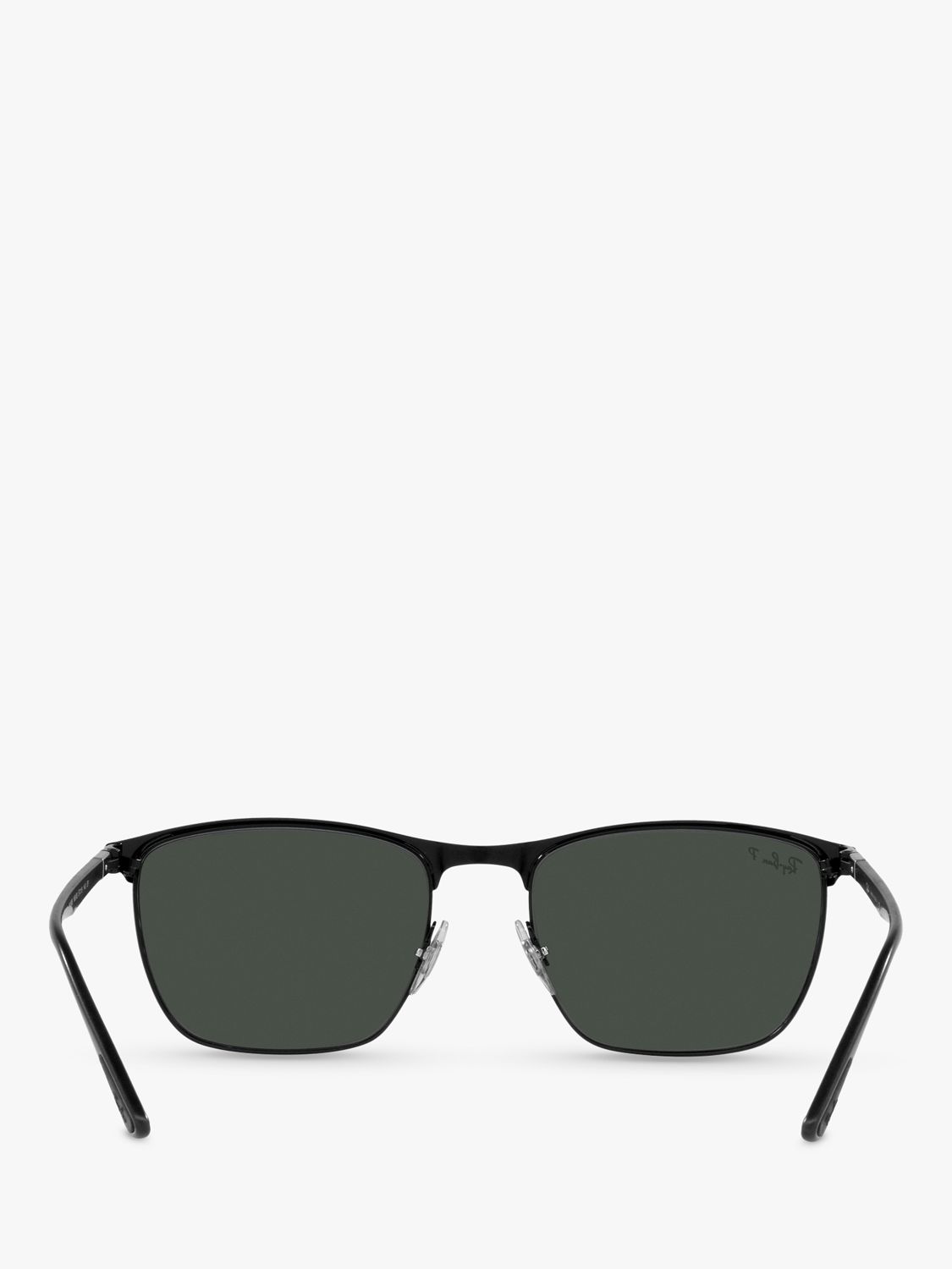 Buy Ray-Ban RB3594 Unisex Polarised Sunglasses, Matte Black On Black Online at johnlewis.com