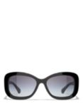 CHANEL Irregular Sunglasses CH5468B Black/Blue Gradient