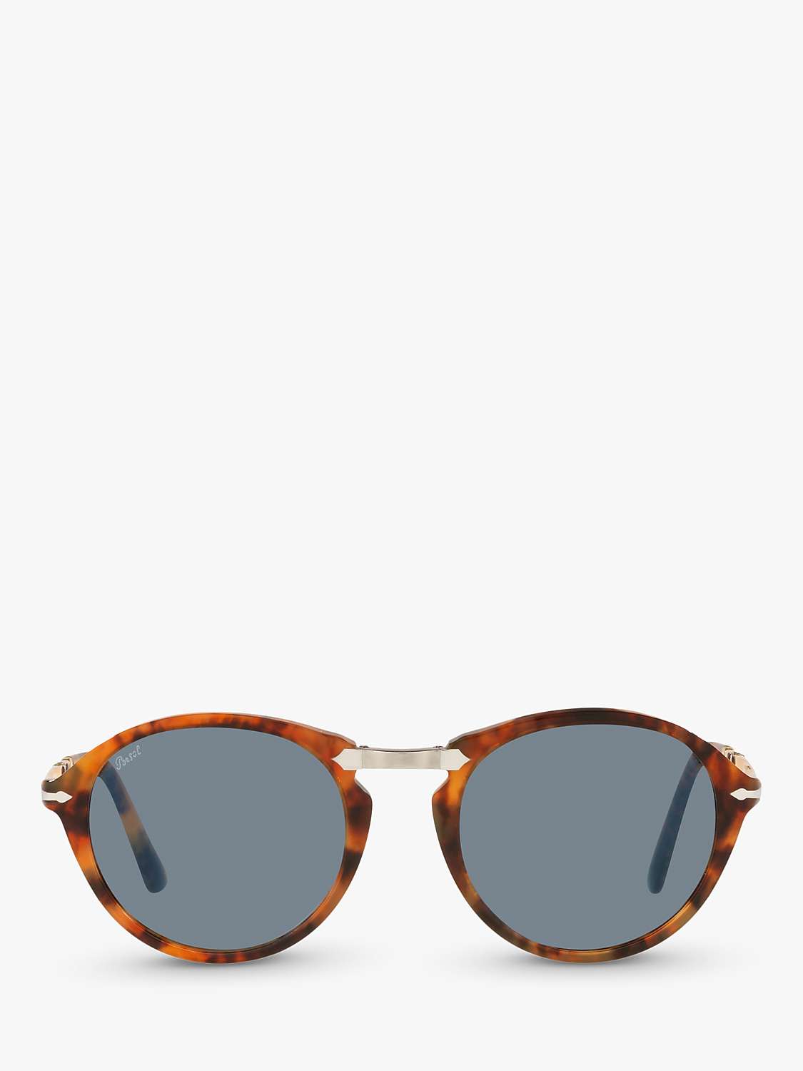 Buy Persol PO3274S Unisex Oval Sunglasses, Havana/Blue Online at johnlewis.com