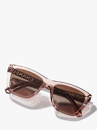 CHANEL Rectangular Sunglasses CH5442 Pink/Brown Gradient