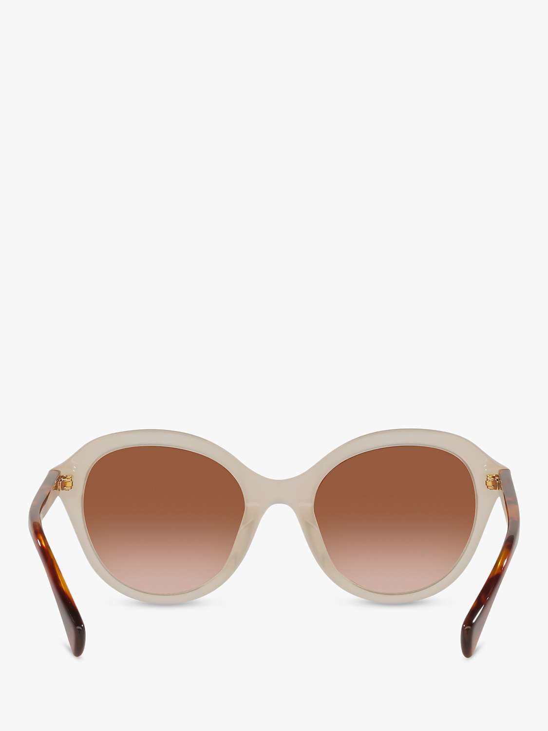 Buy Ralph RA5286U Women's Cat's Eye Sunglasses, Shiny Opal Cream Online at johnlewis.com