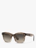 Oliver Peoples OV5472SU Unisex Gradient Lens Sunglasses, Taupe Smoke