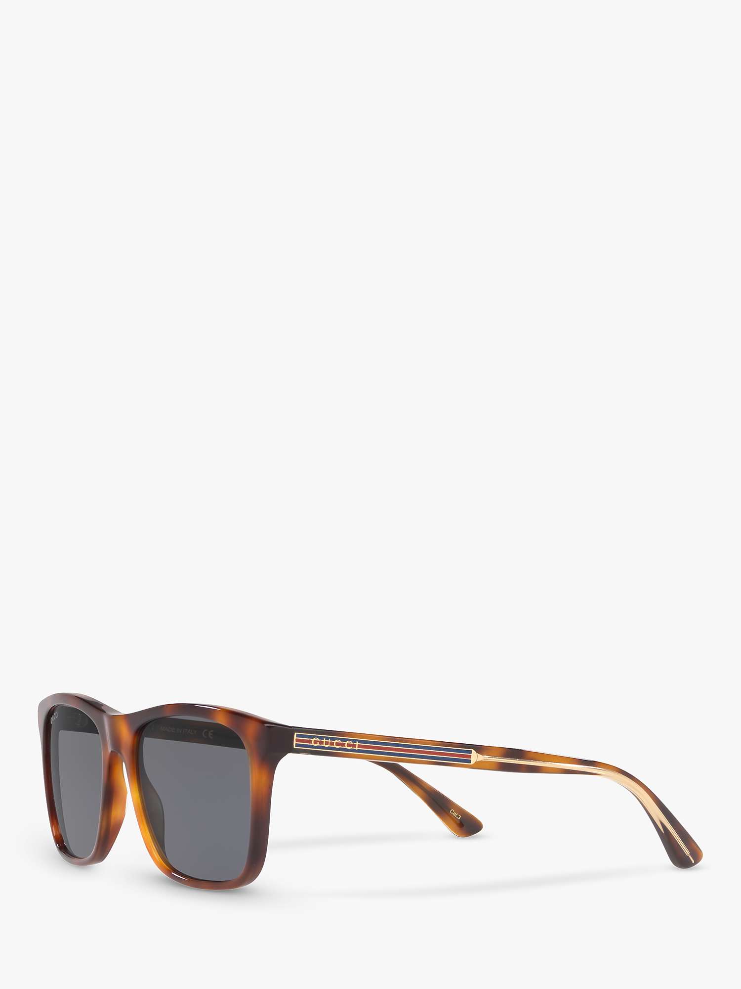 Buy Gucci GG0381SN Men's Rectangular Sunglasses Online at johnlewis.com