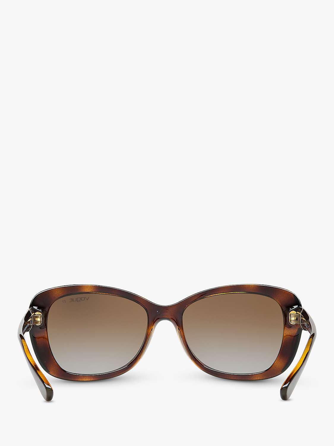 Buy Vogue VO2943SB Women's Polarised Butterfly Sunglasses, Dark Tortoise/Brown Gradient Online at johnlewis.com