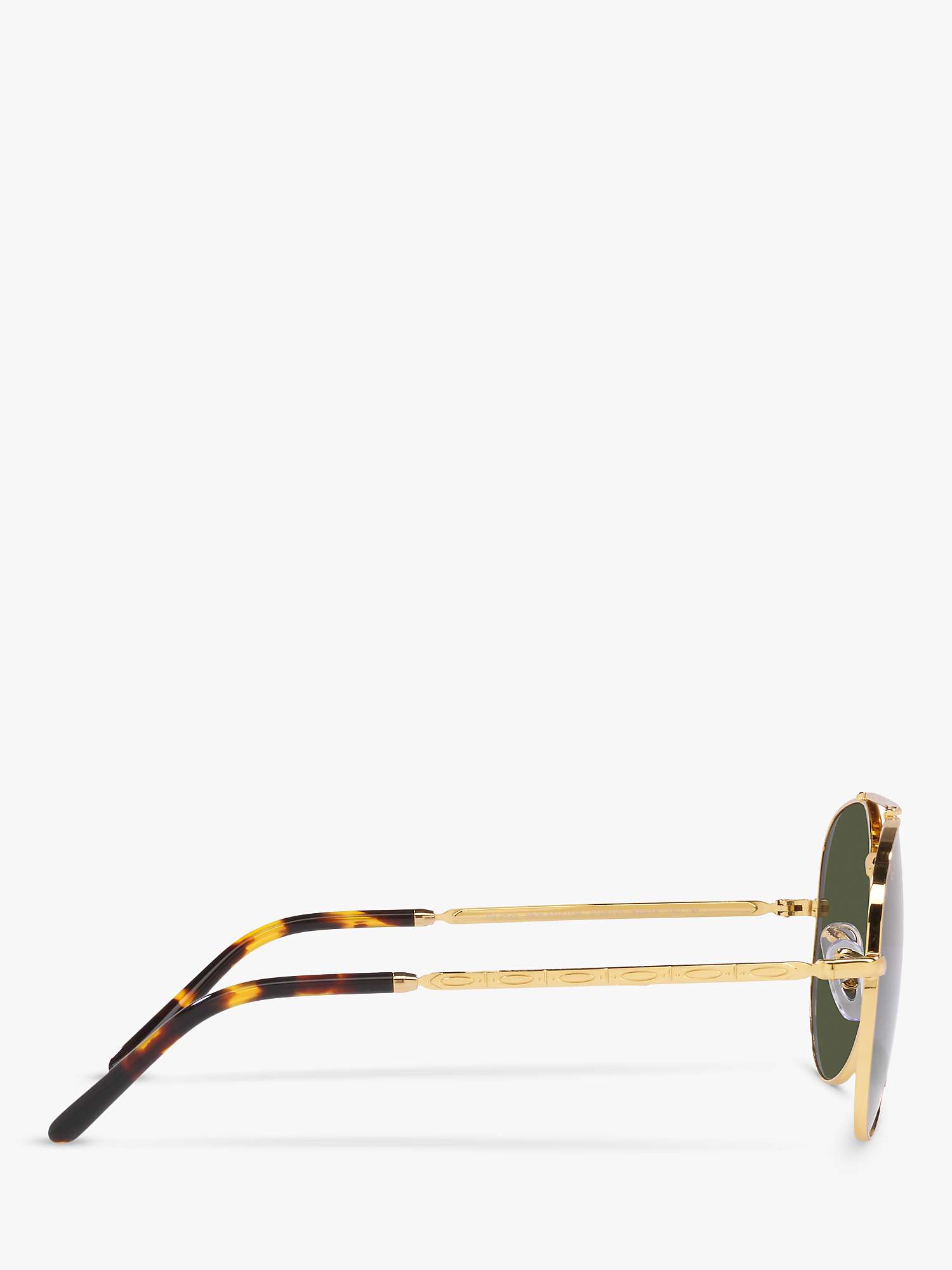 Buy Ray-Ban RB3625 Unisex Aviator Sunglasses, Legend Gold/Green Online at johnlewis.com