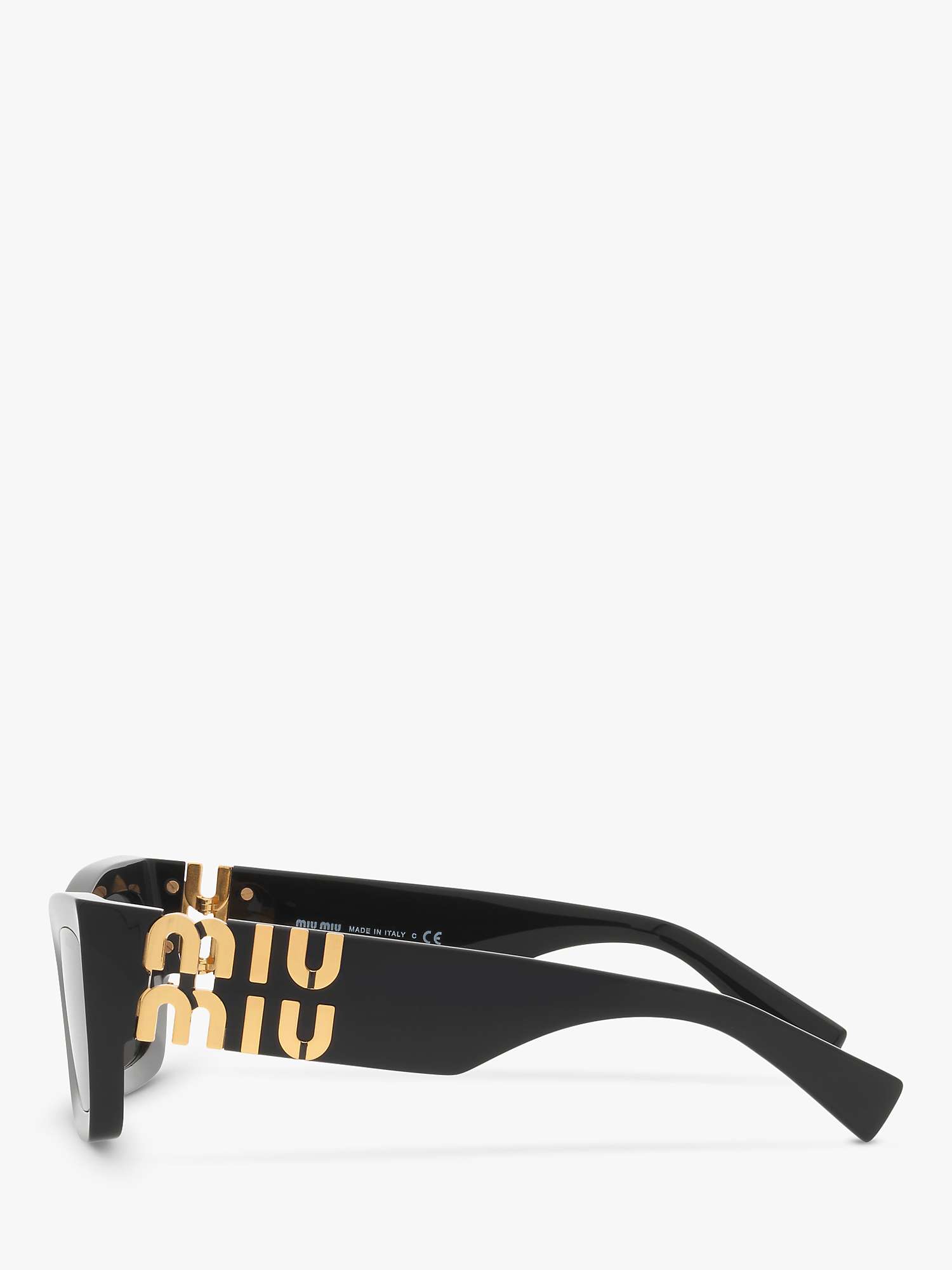 Buy Miu Miu MU 09WS Women's Rectangular Sunglasses Online at johnlewis.com