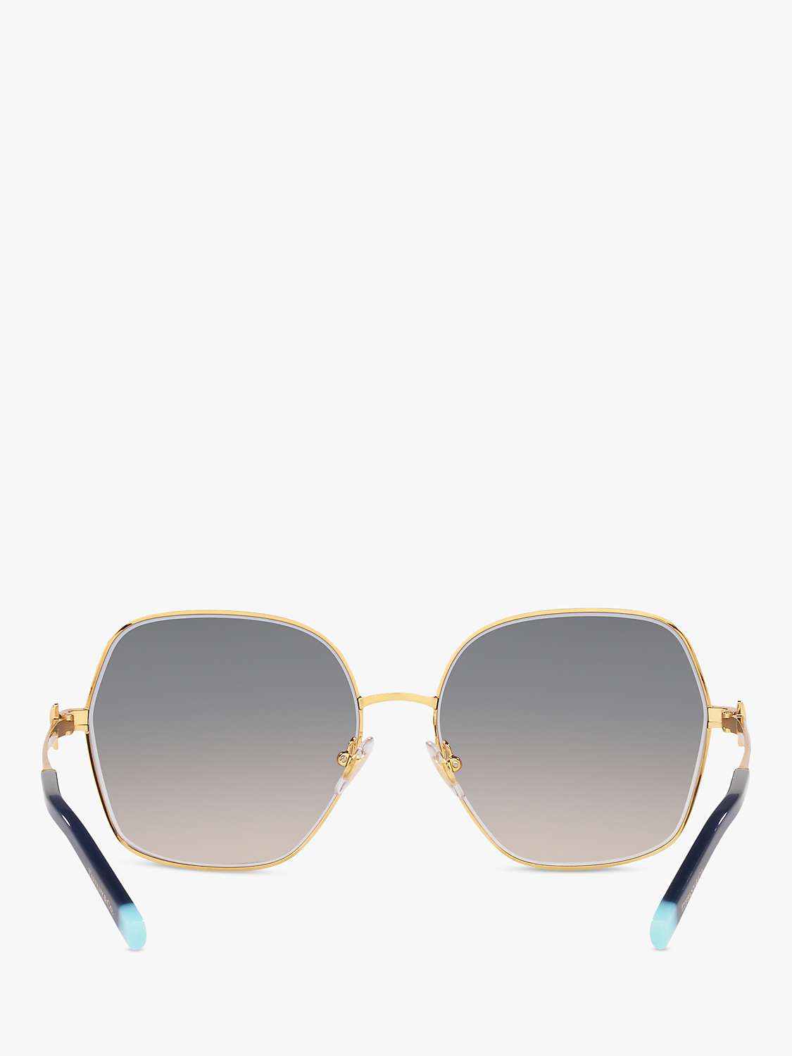Tiffany & Co TF3085B Women's Irregular Sunglasses, Gold/Blue Grey ...
