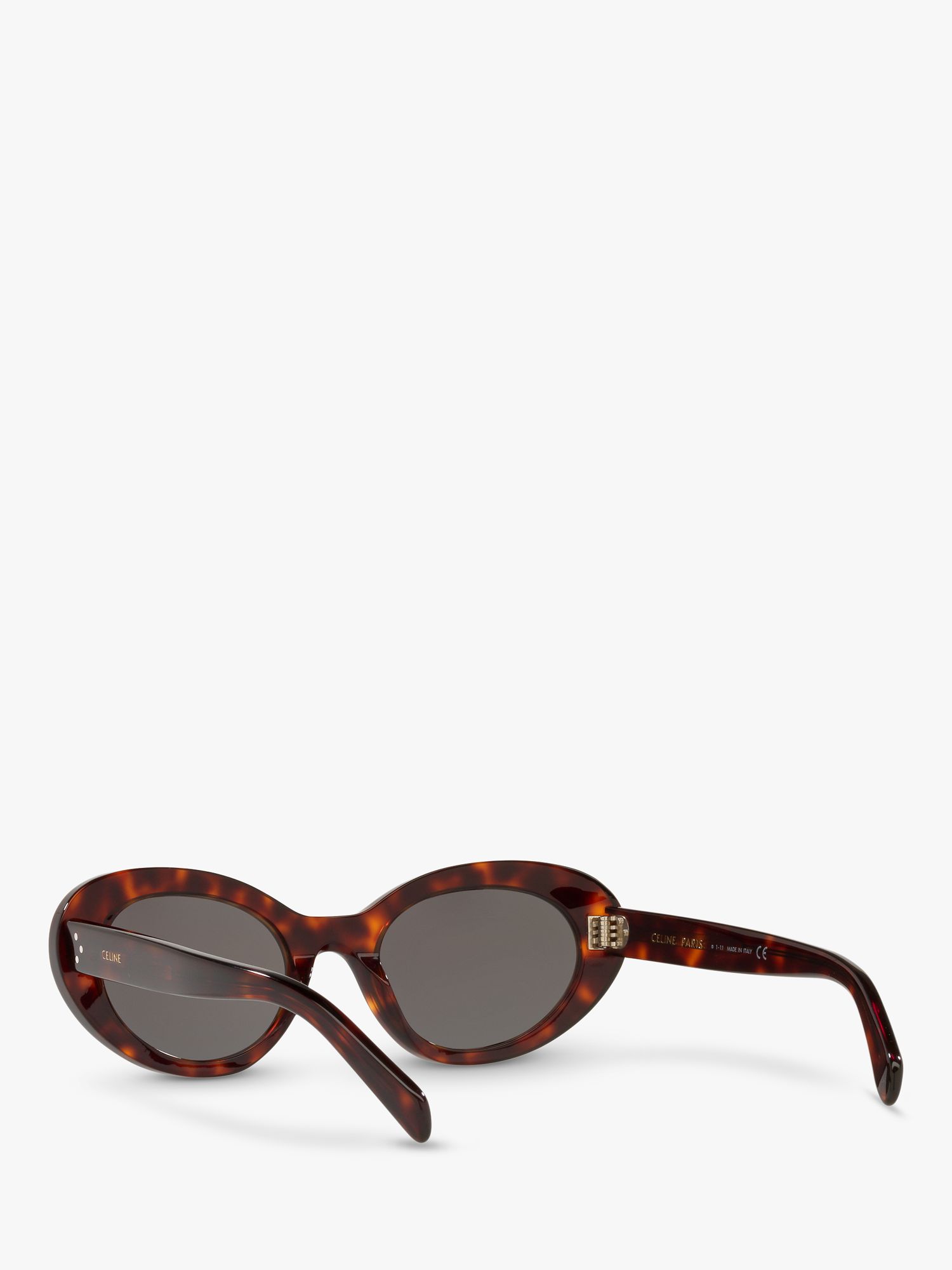 Buy Celine CL40193I Women's Cat's Eye Sunglasses, Black Tortoise/Grey Online at johnlewis.com