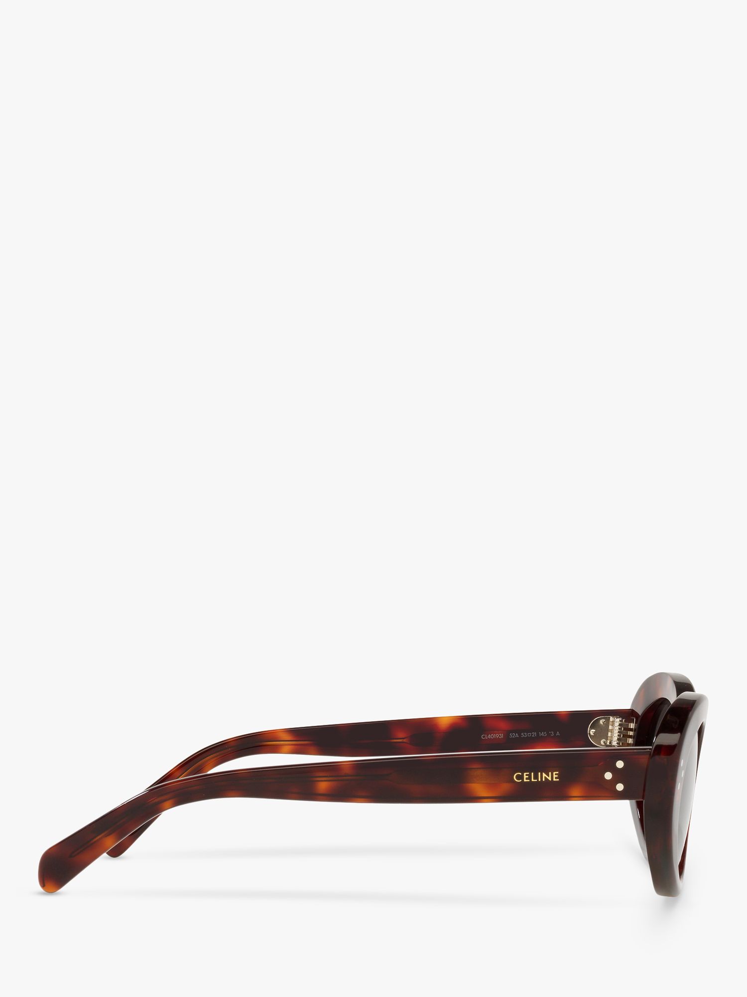 Buy Celine CL40193I Women's Cat's Eye Sunglasses, Black Tortoise/Grey Online at johnlewis.com