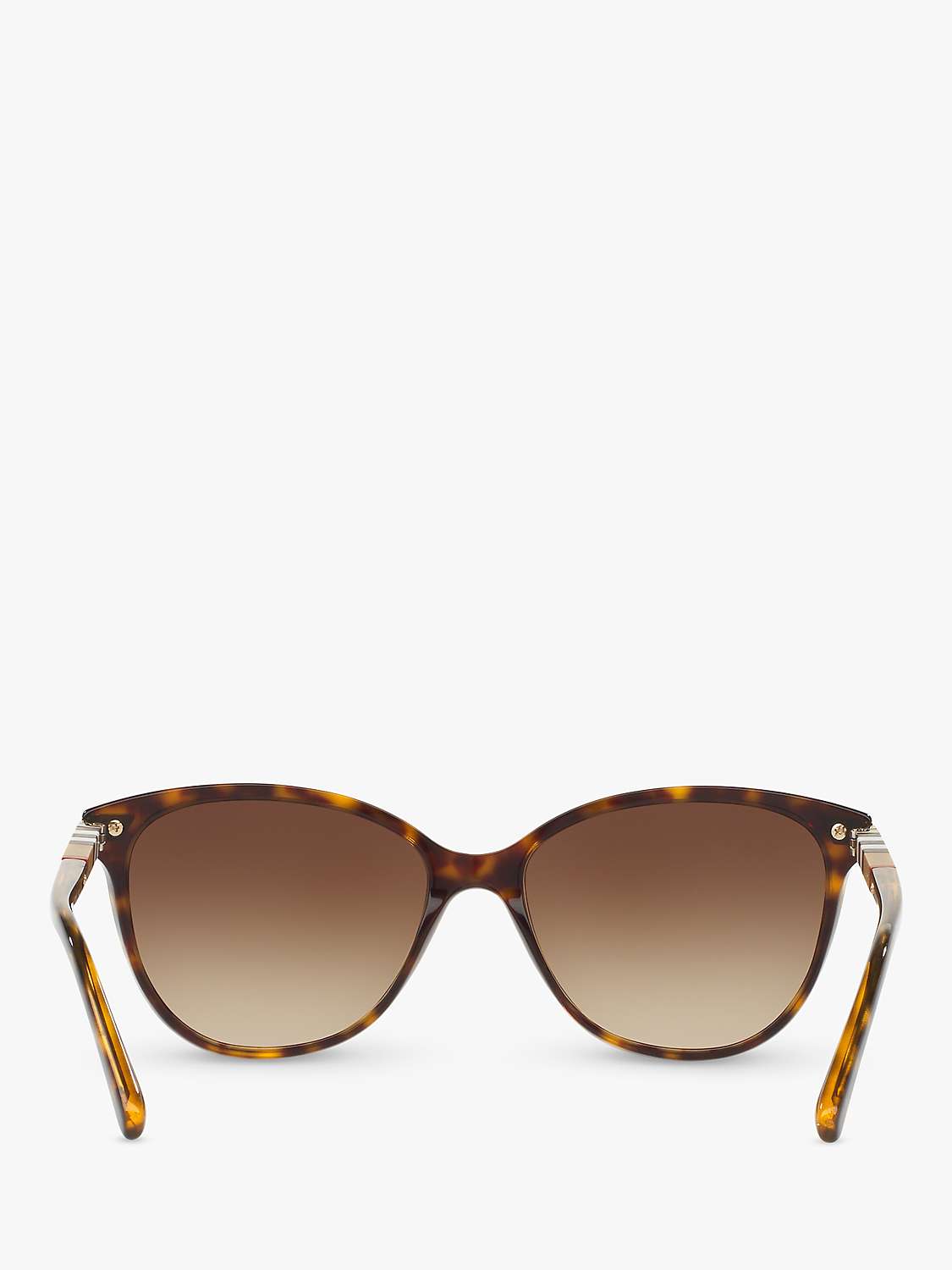 Buy Burberry BE4216 Women's Cat's Eye Sunglasses, Dark Havana/Brown Gradient Online at johnlewis.com