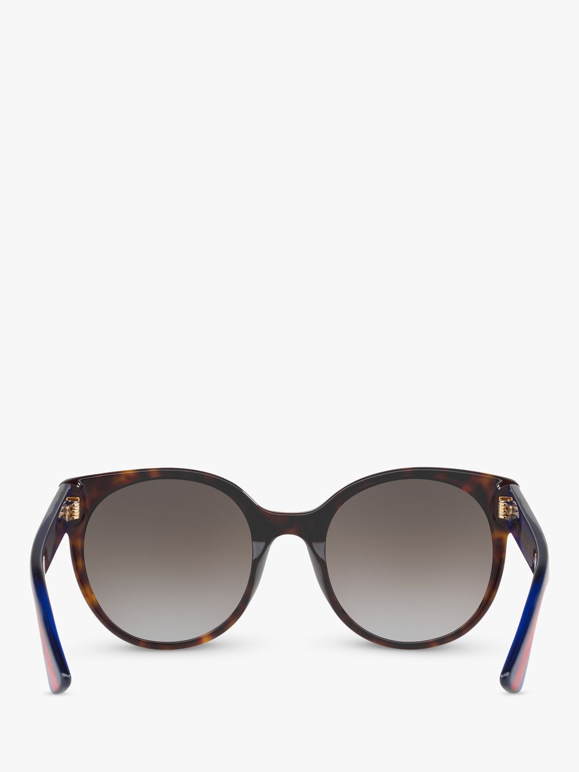 Buy Gucci GG0035SN Women's Round Sunglasses, Brown/Blue/Grey Gradient Online at johnlewis.com