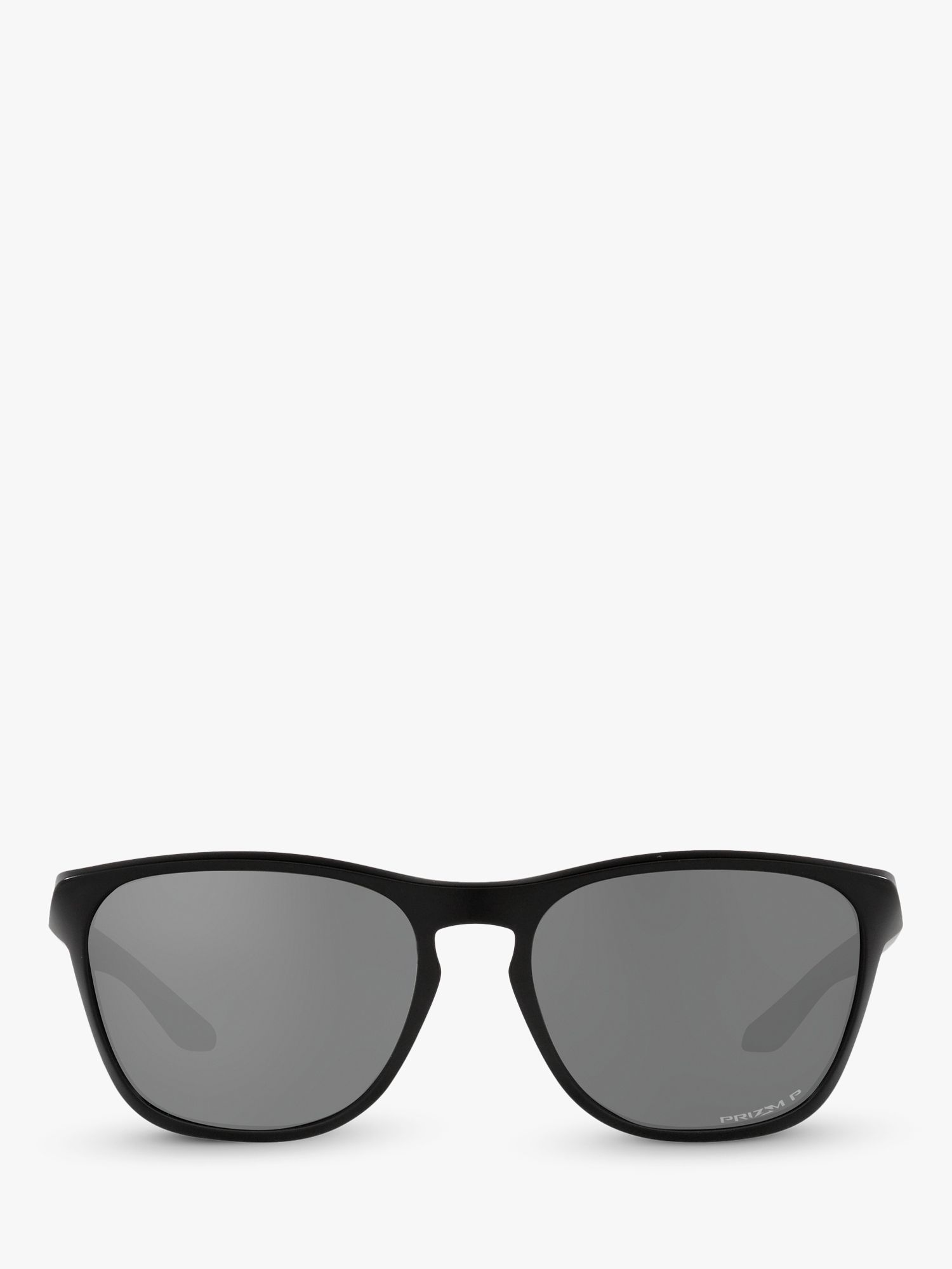 Oakley OO9479 Men's Manorburn Prizm Polarised Square Sunglasses, Matte Black/Grey